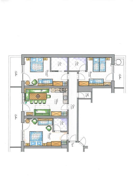 Aparthotel Hohe Bruecke Mittersill Bilik gambar